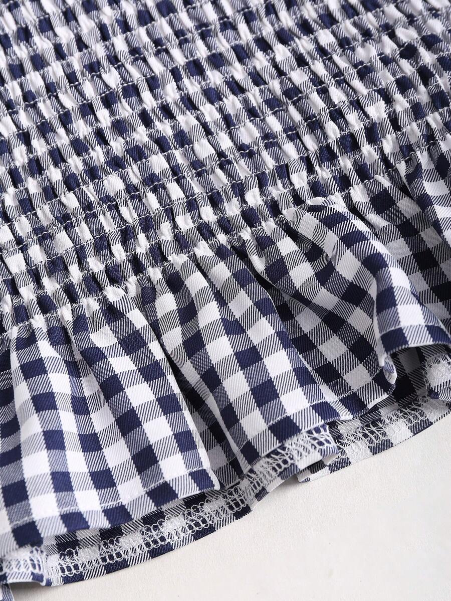 Blusa de tirantes elegante y versátil de estilo francés