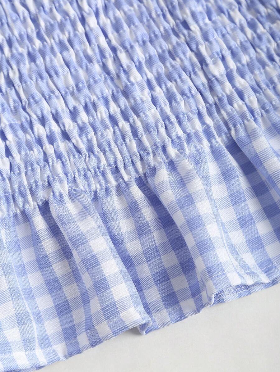 Blusa de tirantes elegante y versátil de estilo francés