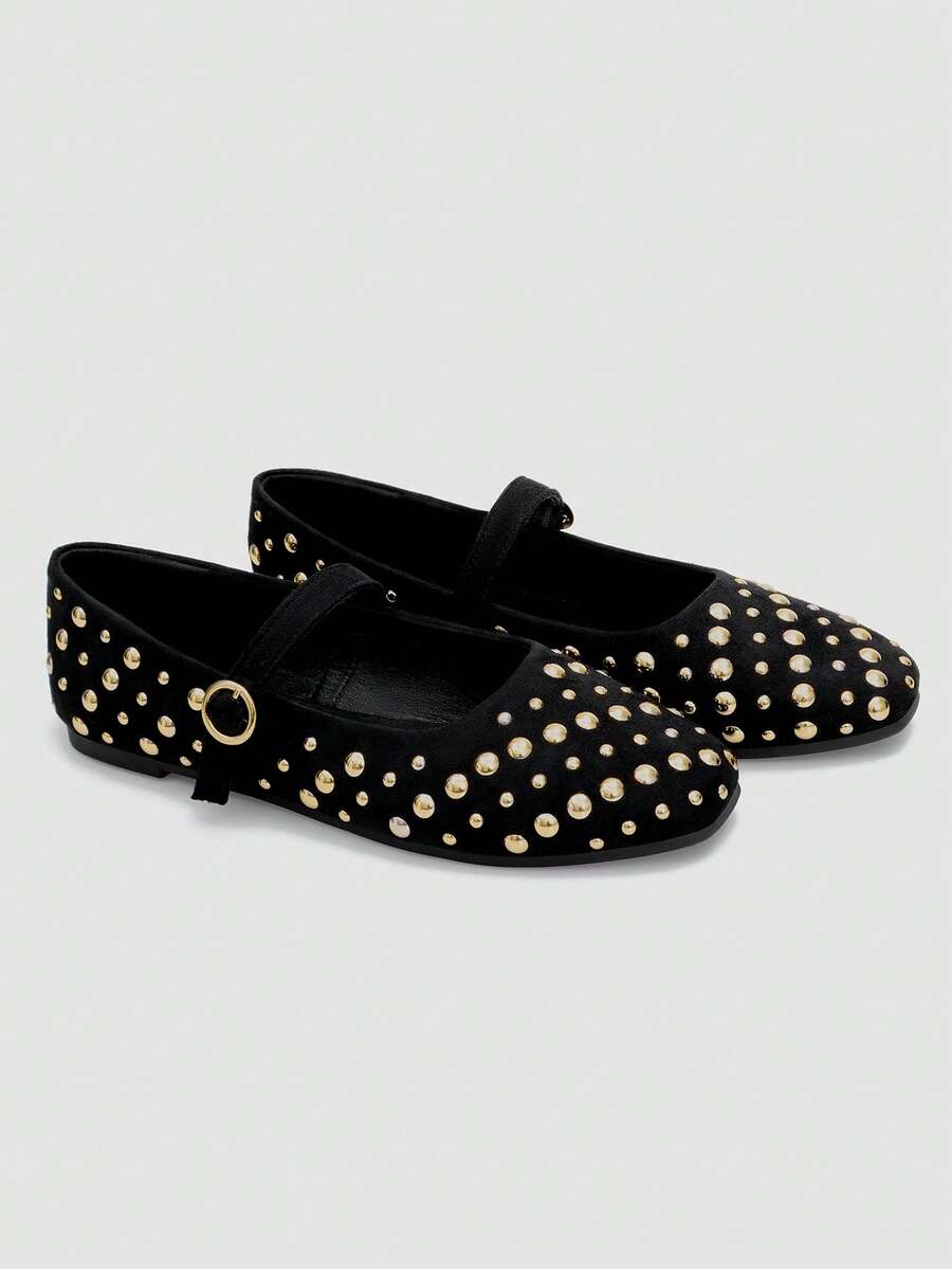 Primavera/Verano Nuevos Zapatos Planos de Lentejuelas