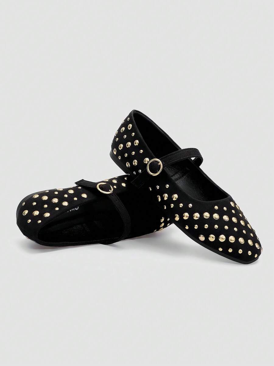 Primavera/Verano Nuevos Zapatos Planos de Lentejuelas