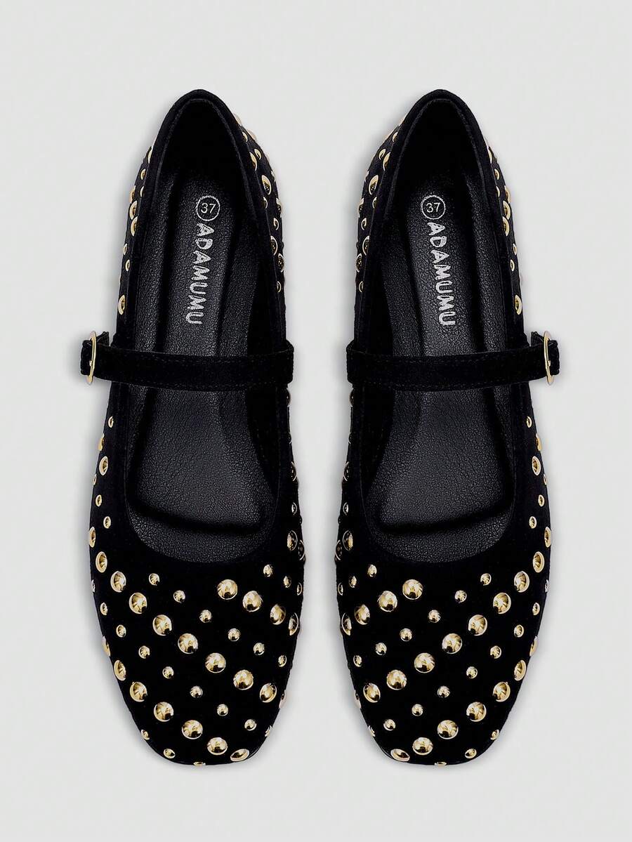 Primavera/Verano Nuevos Zapatos Planos de Lentejuelas