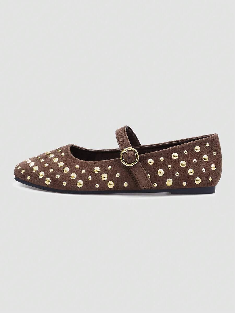 Primavera/Verano Nuevos Zapatos Planos de Lentejuelas