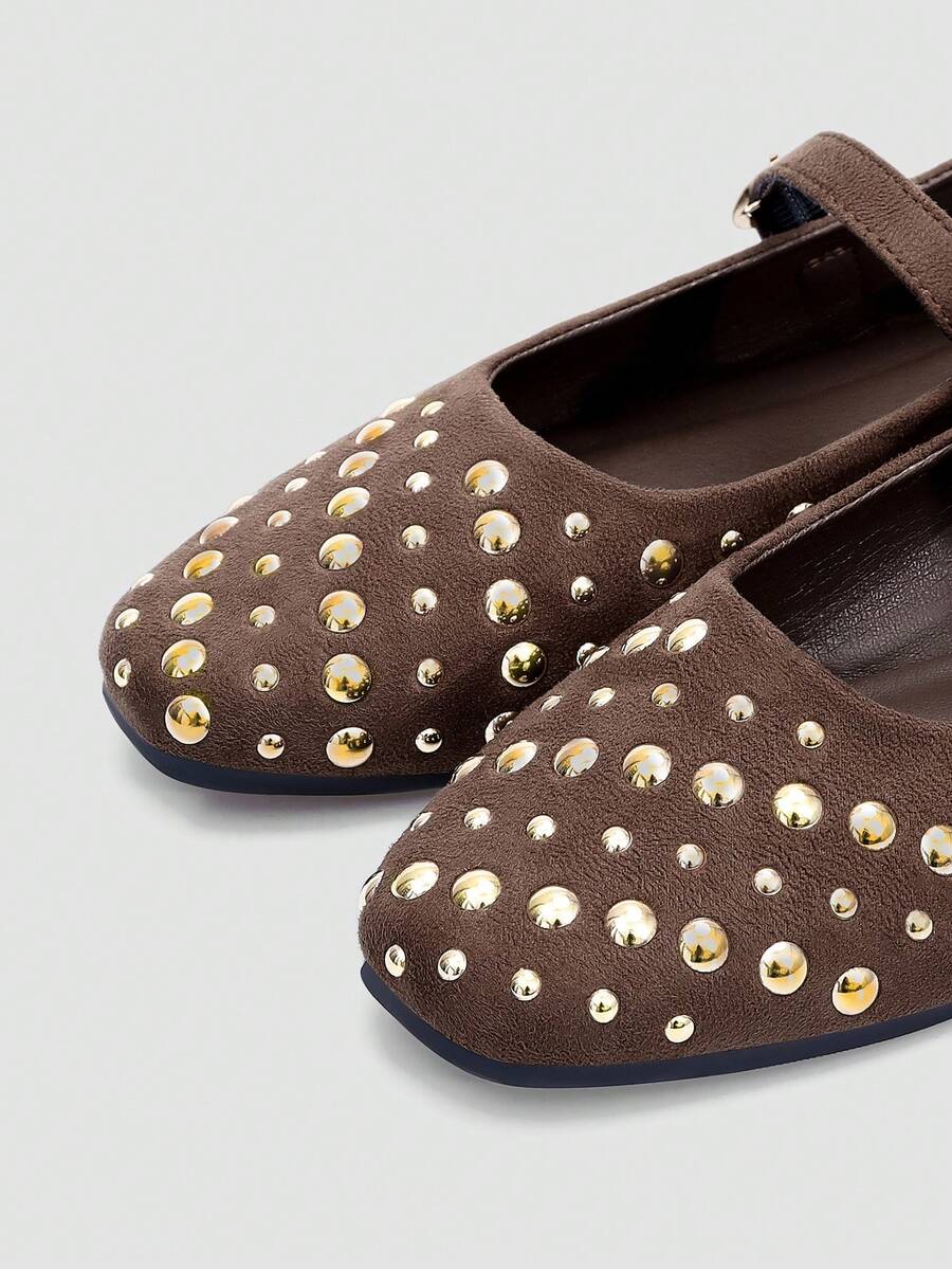 Primavera/Verano Nuevos Zapatos Planos de Lentejuelas