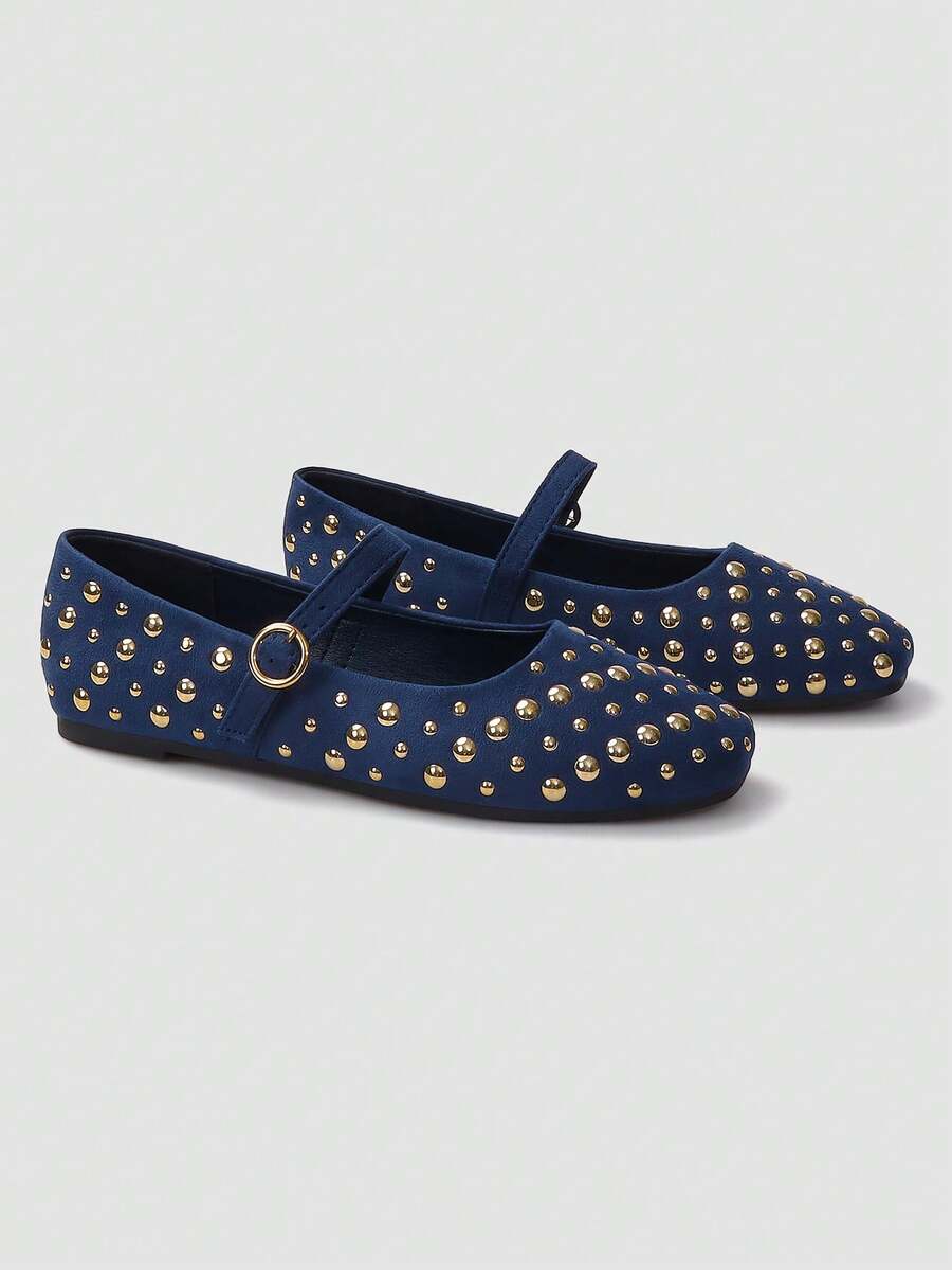 Primavera/Verano Nuevos Zapatos Planos de Lentejuelas