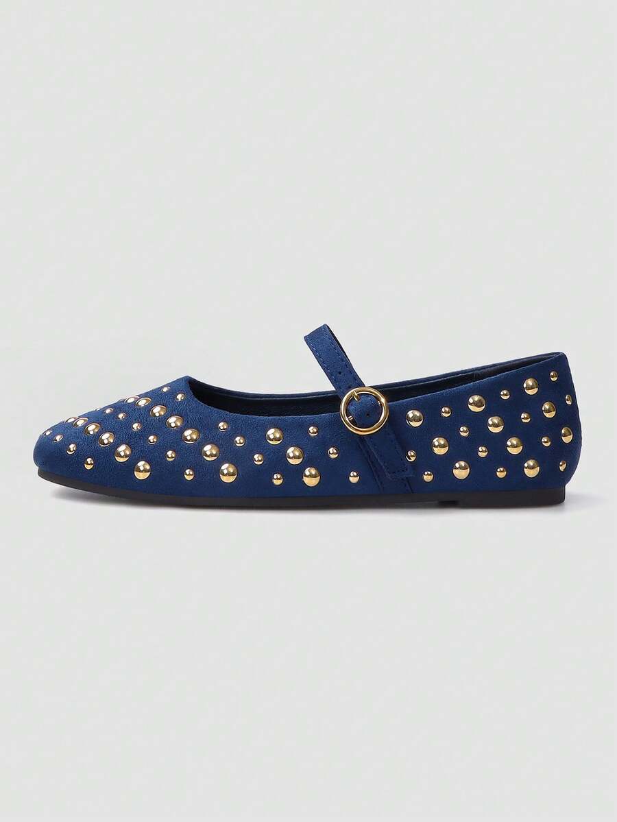 Primavera/Verano Nuevos Zapatos Planos de Lentejuelas