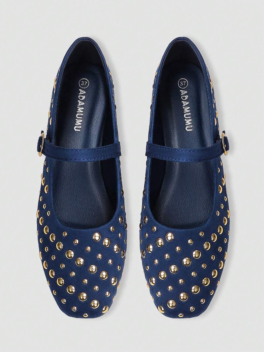 Primavera/Verano Nuevos Zapatos Planos de Lentejuelas