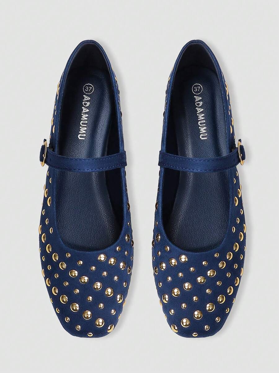 Primavera/Verano Nuevos Zapatos Planos de Lentejuelas