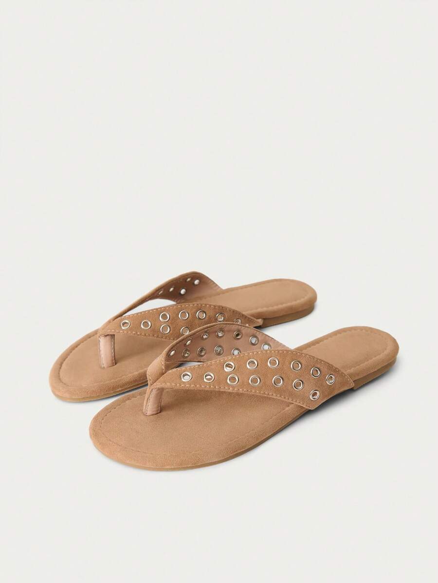 Sandalias de tacón con tiras y detalles de pedrería brillante