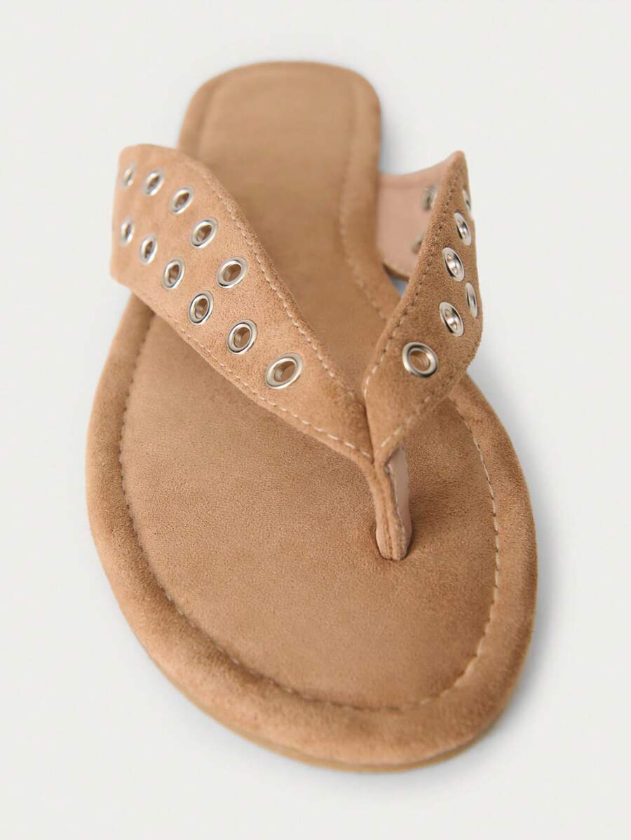 Sandalias de tacón con tiras y detalles de pedrería brillante