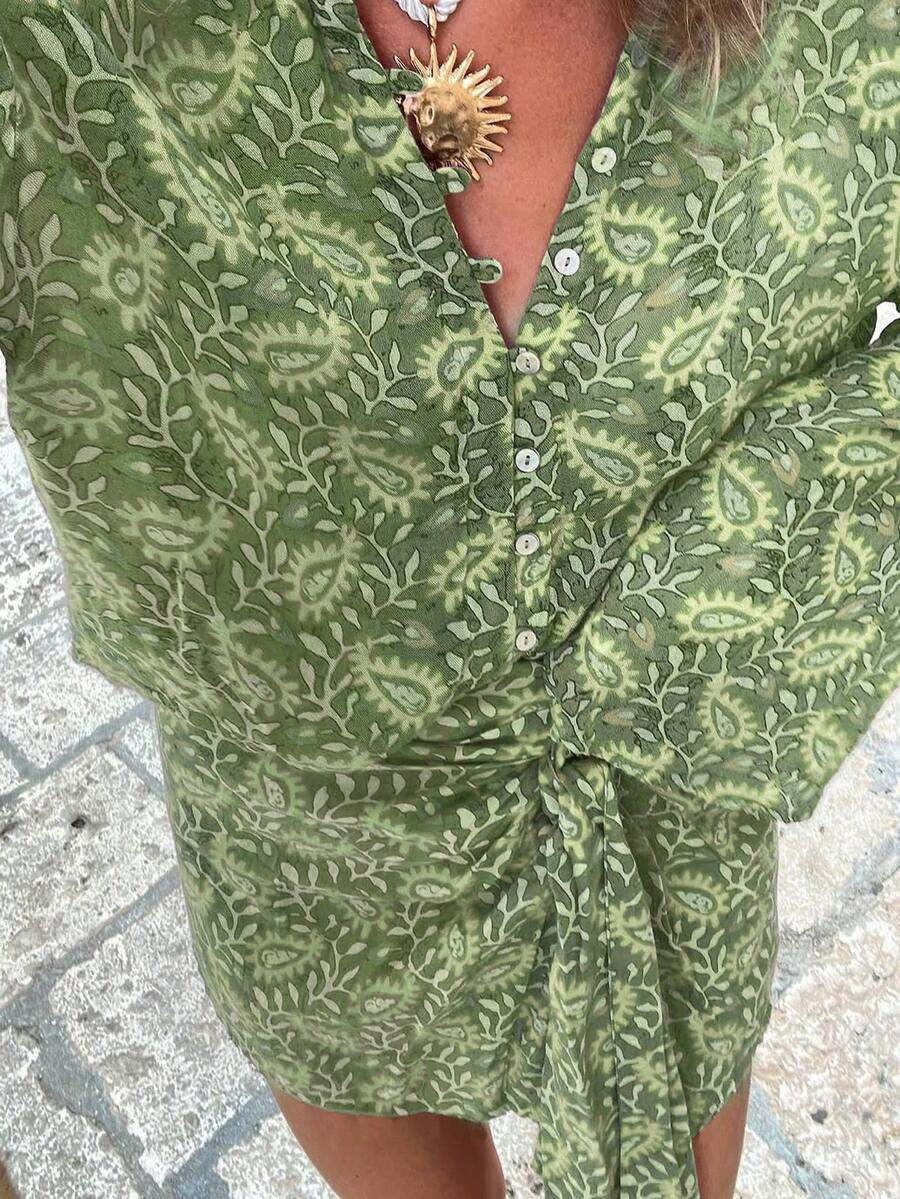 Conjunto de 2 piezas estilo bohemio elegante