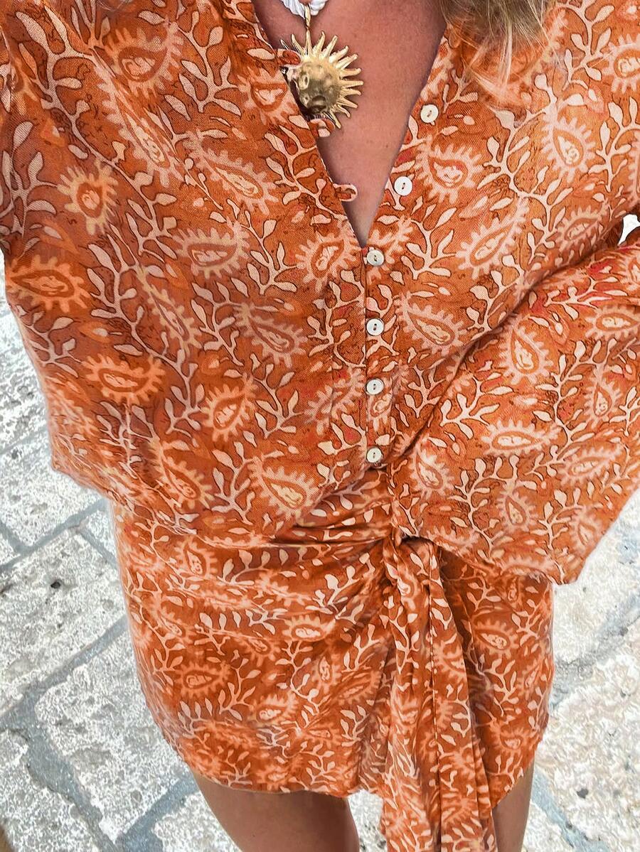 Conjunto de 2 piezas estilo bohemio elegante