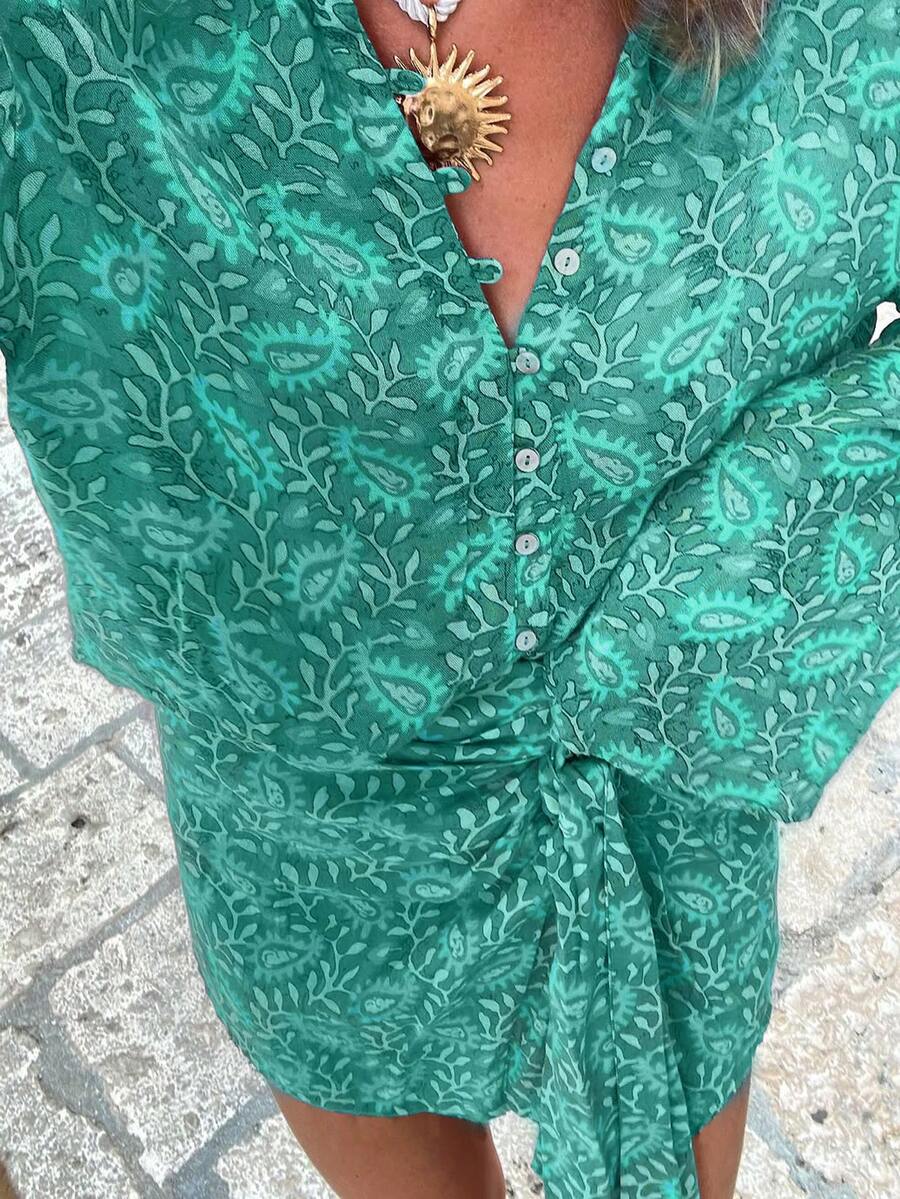 Conjunto de 2 piezas estilo bohemio elegante
