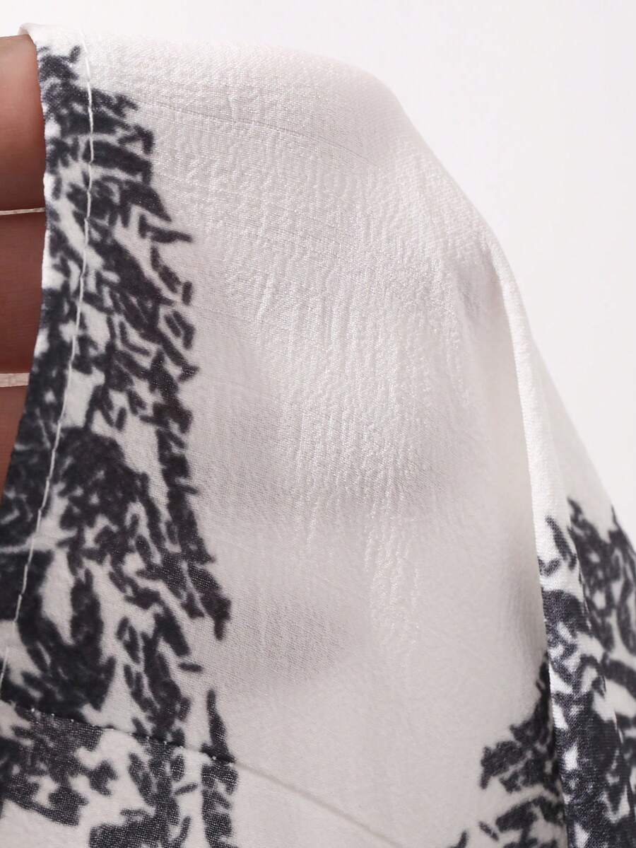 Top tubo casual de verano con estampado floral