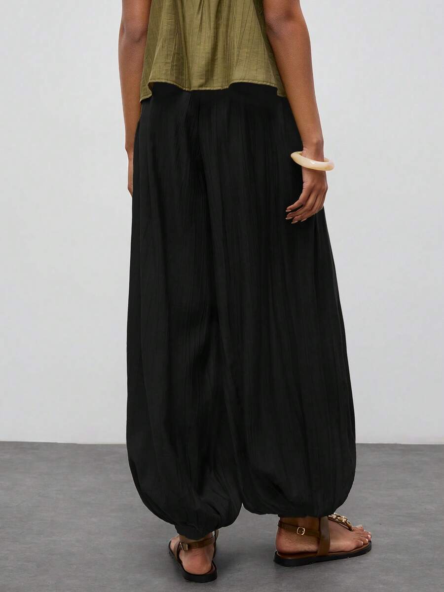 Maija Pantalones casuales de unicolor para mujer