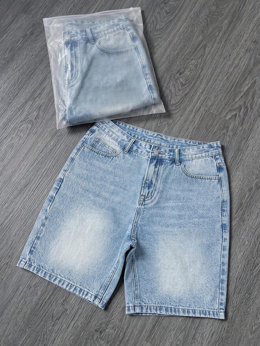 Shorts de mezclilla de 5 pulgadas de largo, pantalones de verano