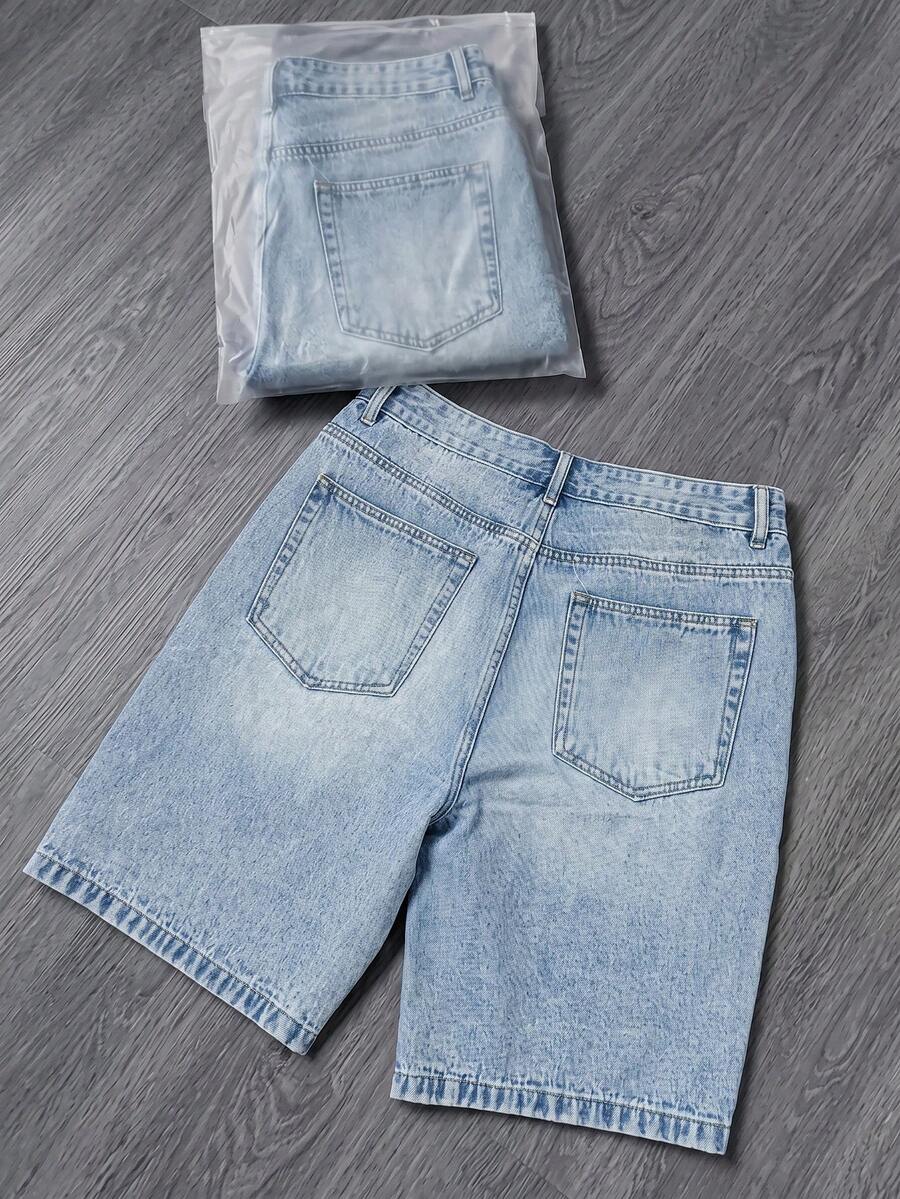 Shorts de mezclilla de 5 pulgadas de largo, pantalones de verano