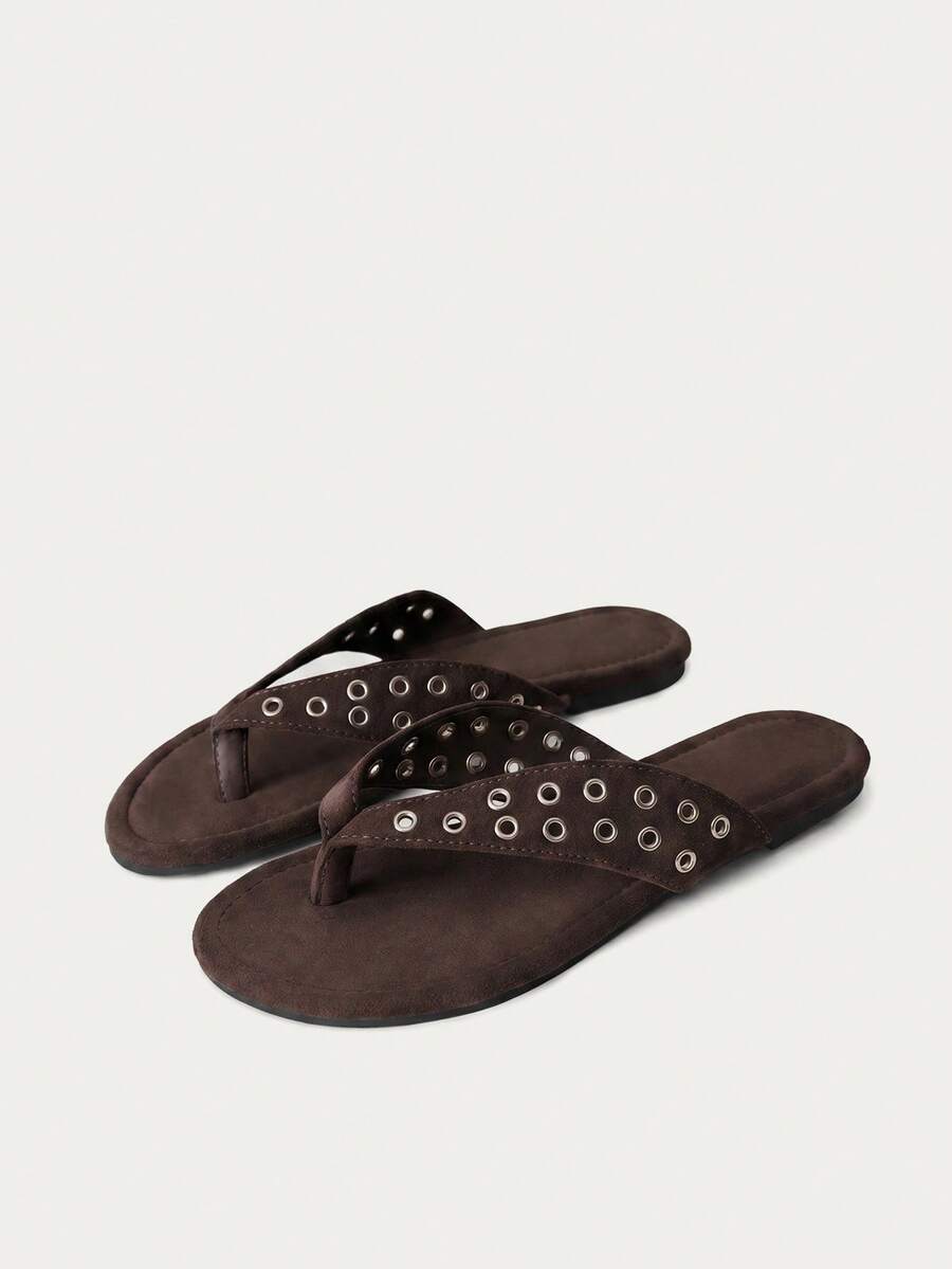 Sandalias de tacón con tiras y detalles de pedrería brillante