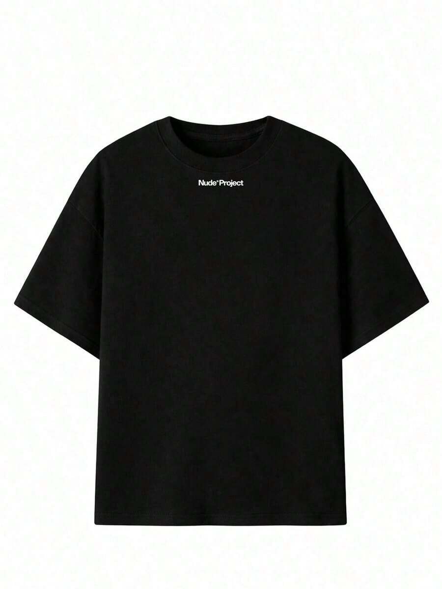 Camiseta de manga corta con estampado para hombre