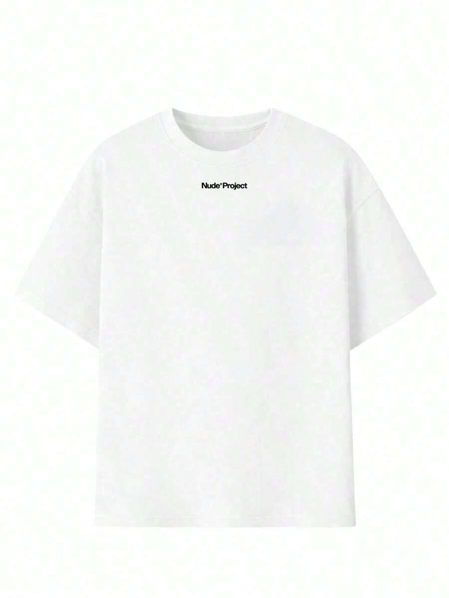 Camiseta de manga corta con estampado para hombre