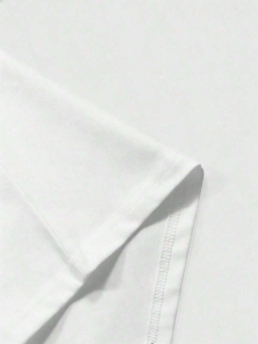 Camiseta de manga corta con estampado para hombre