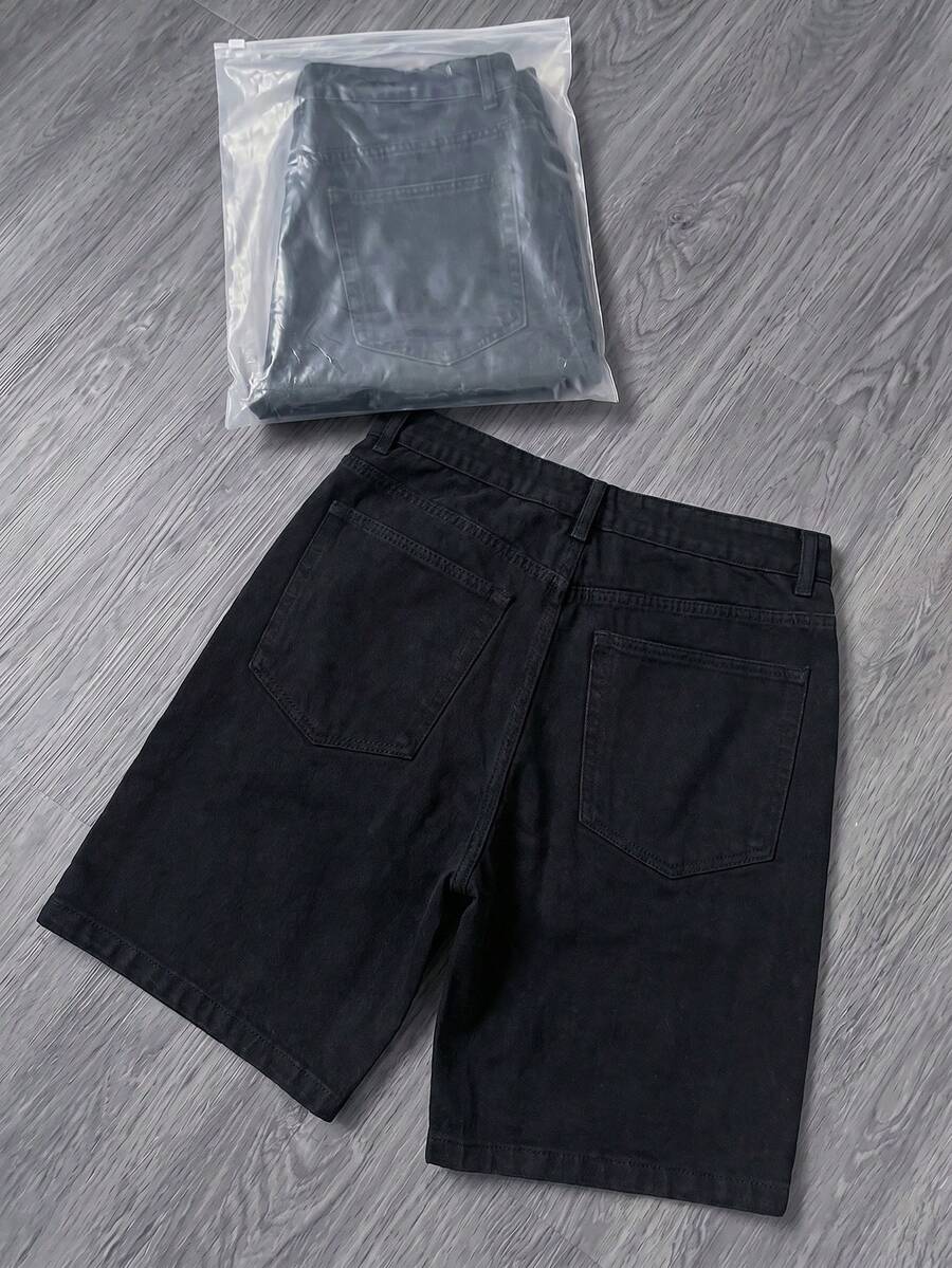 Shorts de mezclilla de 5 pulgadas de largo, pantalones de verano