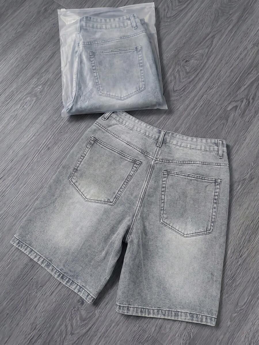 Shorts de mezclilla de 5 pulgadas de largo, pantalones de verano