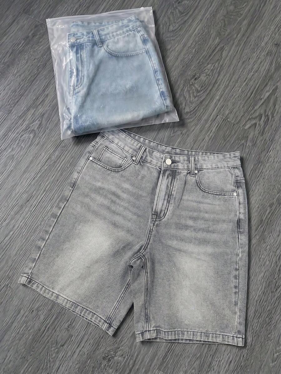 Shorts de mezclilla de 5 pulgadas de largo, pantalones de verano