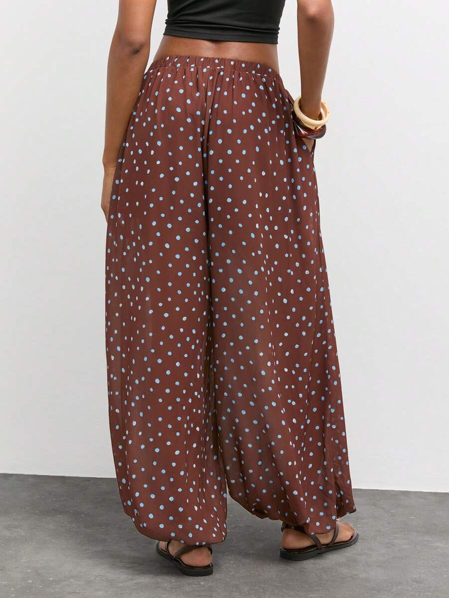 Maija Pantalones casuales de unicolor para mujer