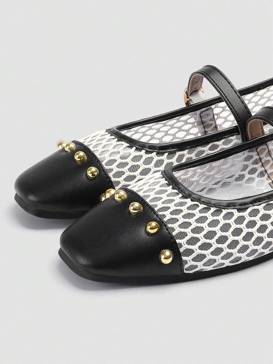 Primavera/Verano Nuevos Zapatos Planos de Lentejuelas