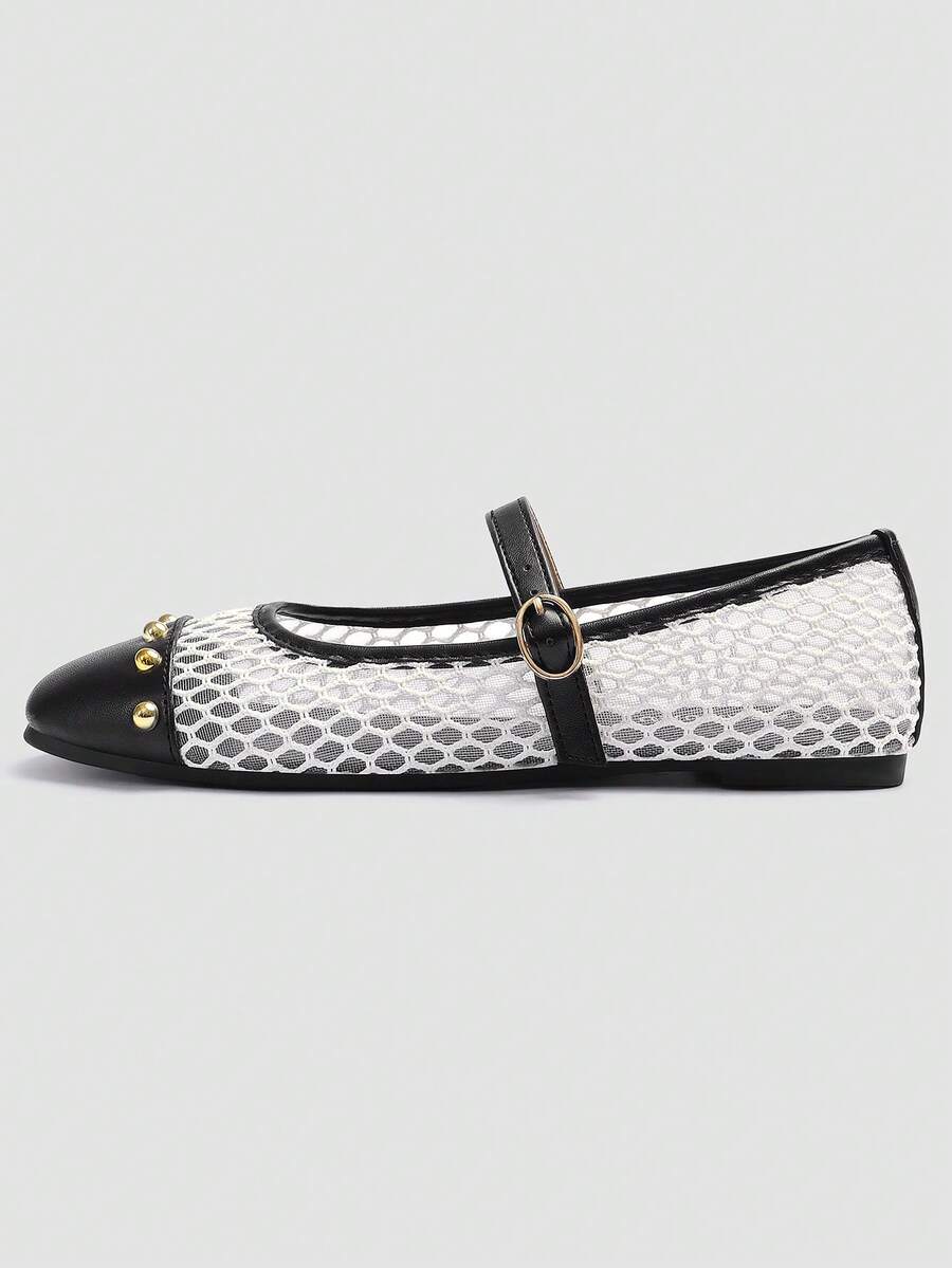 Primavera/Verano Nuevos Zapatos Planos de Lentejuelas