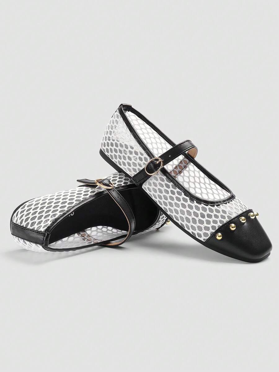 Primavera/Verano Nuevos Zapatos Planos de Lentejuelas
