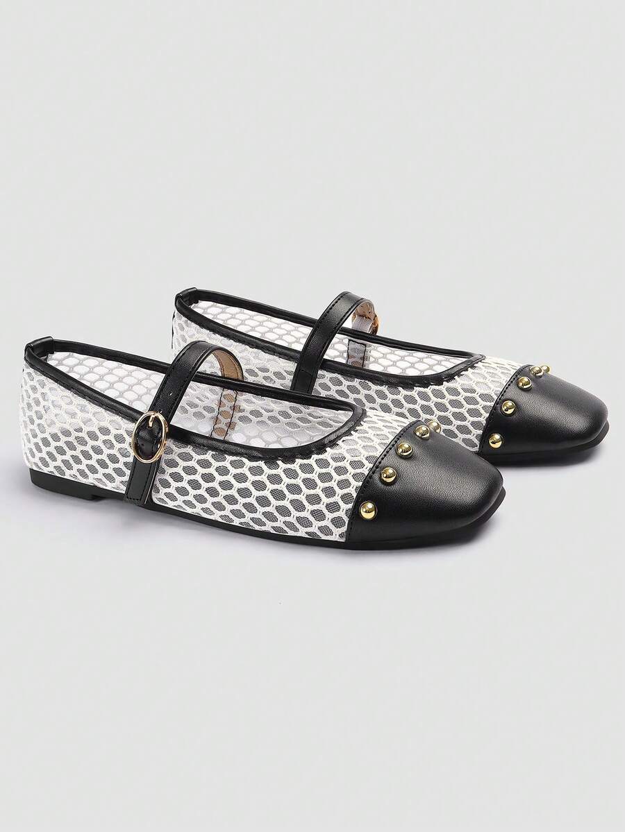 Primavera/Verano Nuevos Zapatos Planos de Lentejuelas
