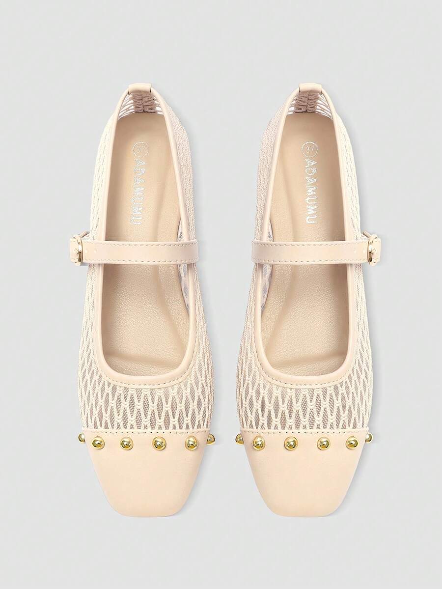 Primavera/Verano Nuevos Zapatos Planos de Lentejuelas