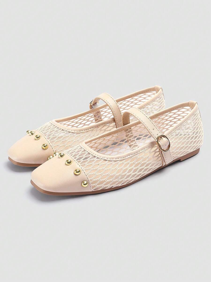 Primavera/Verano Nuevos Zapatos Planos de Lentejuelas