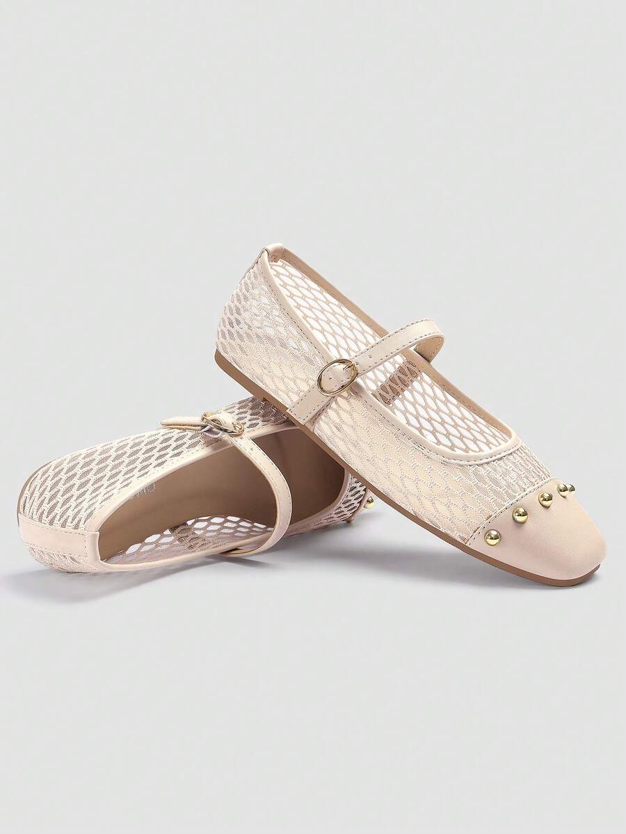 Primavera/Verano Nuevos Zapatos Planos de Lentejuelas