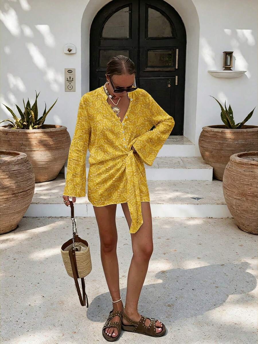 Conjunto de 2 piezas estilo bohemio elegante