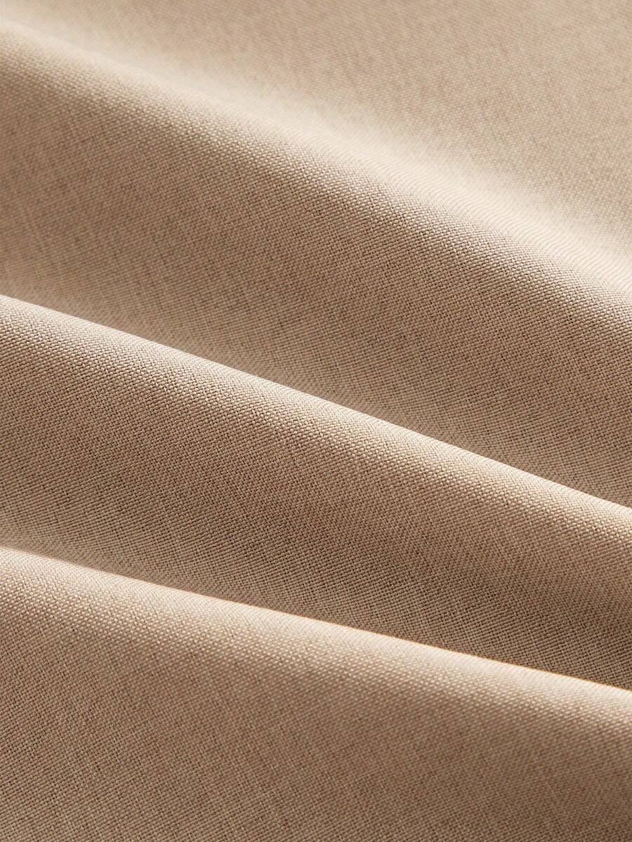 Pantalones de cintura alta y pierna ancha para hombre con frente plisado