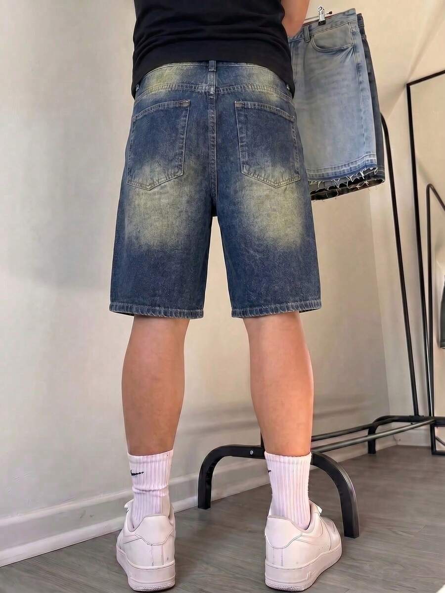 Shorts de mezclilla de 5 pulgadas de largo, pantalones de verano