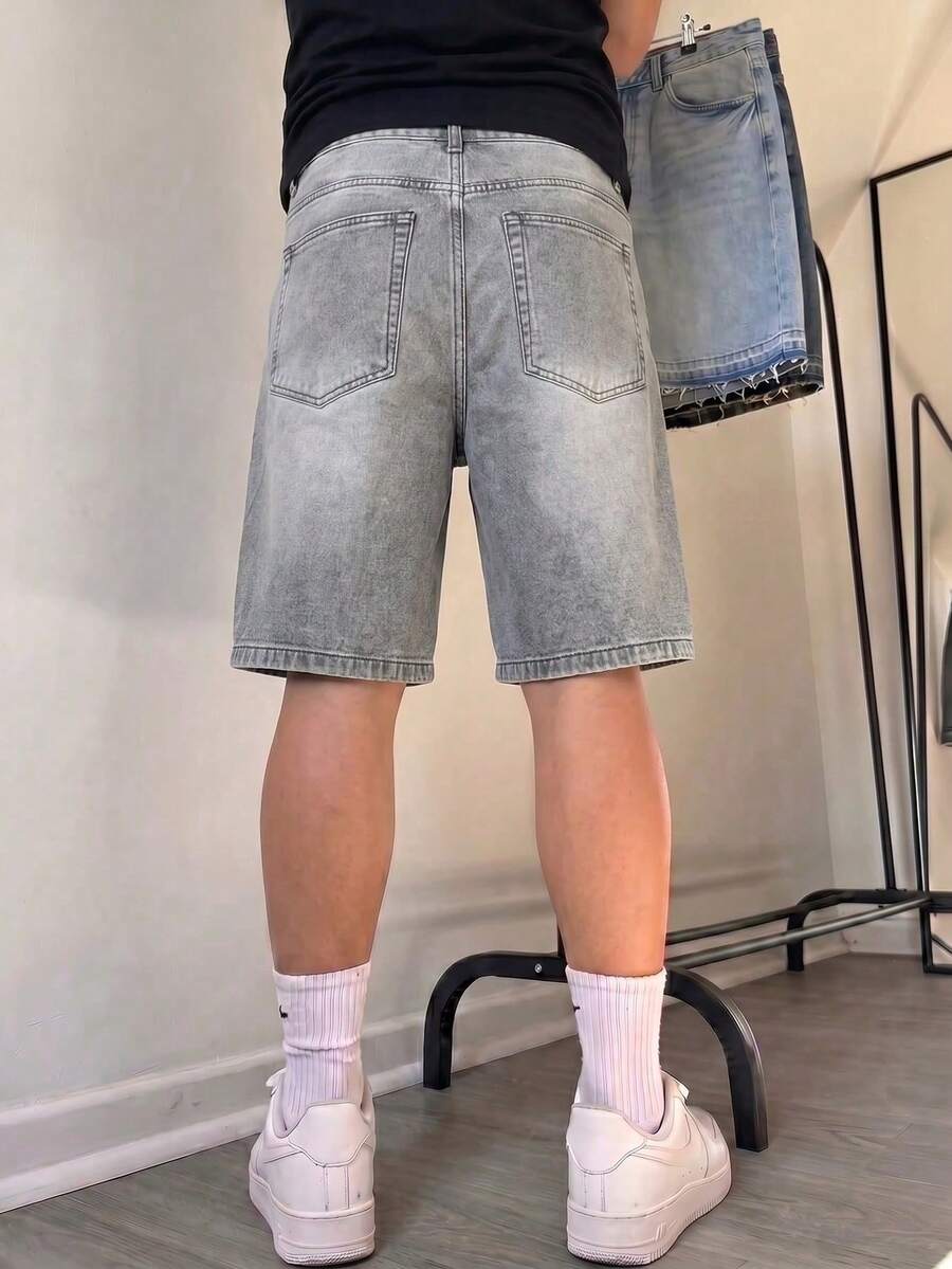 Shorts de mezclilla de 5 pulgadas de largo, pantalones de verano