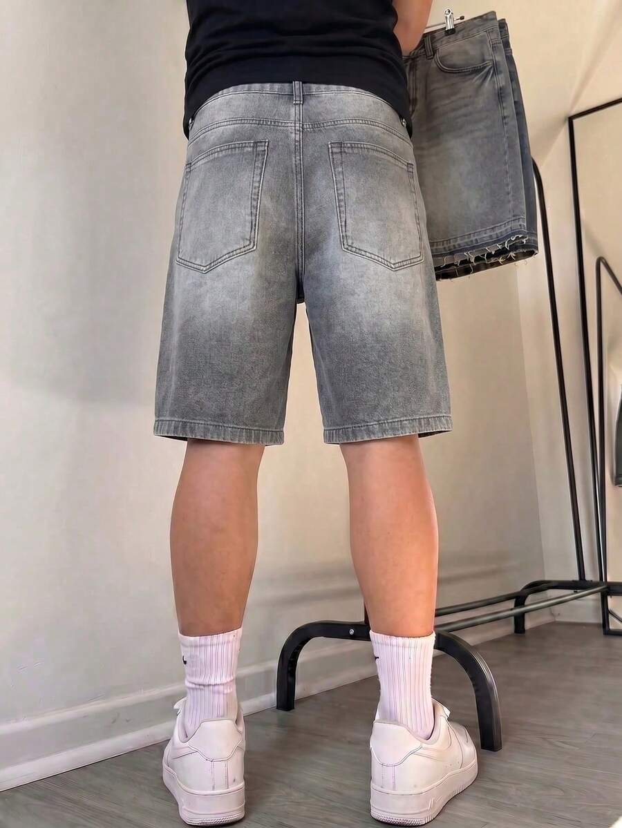 Shorts de mezclilla de 5 pulgadas de largo, pantalones de verano
