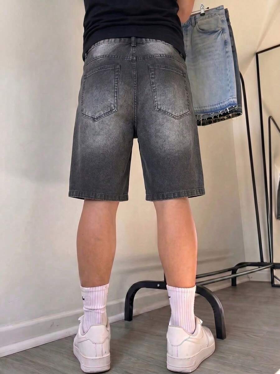 Shorts de mezclilla de 5 pulgadas de largo, pantalones de verano
