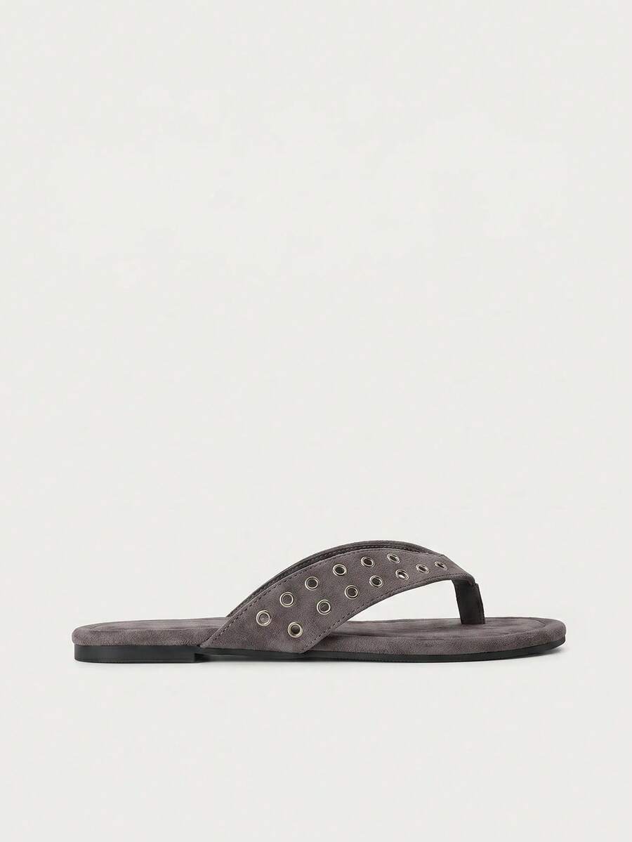 Sandalias de tacón con tiras y detalles de pedrería brillante