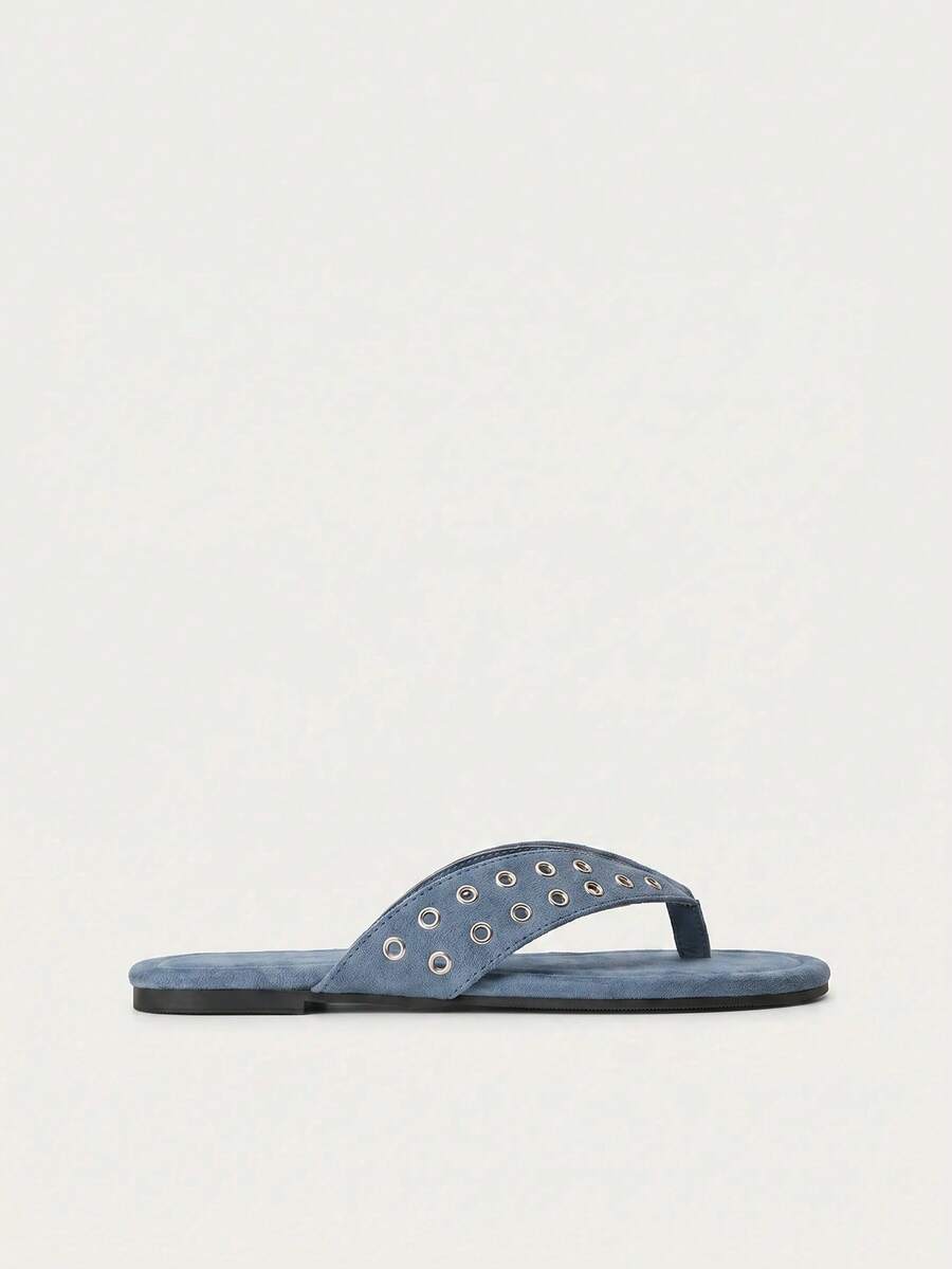 Sandalias de tacón con tiras y detalles de pedrería brillante