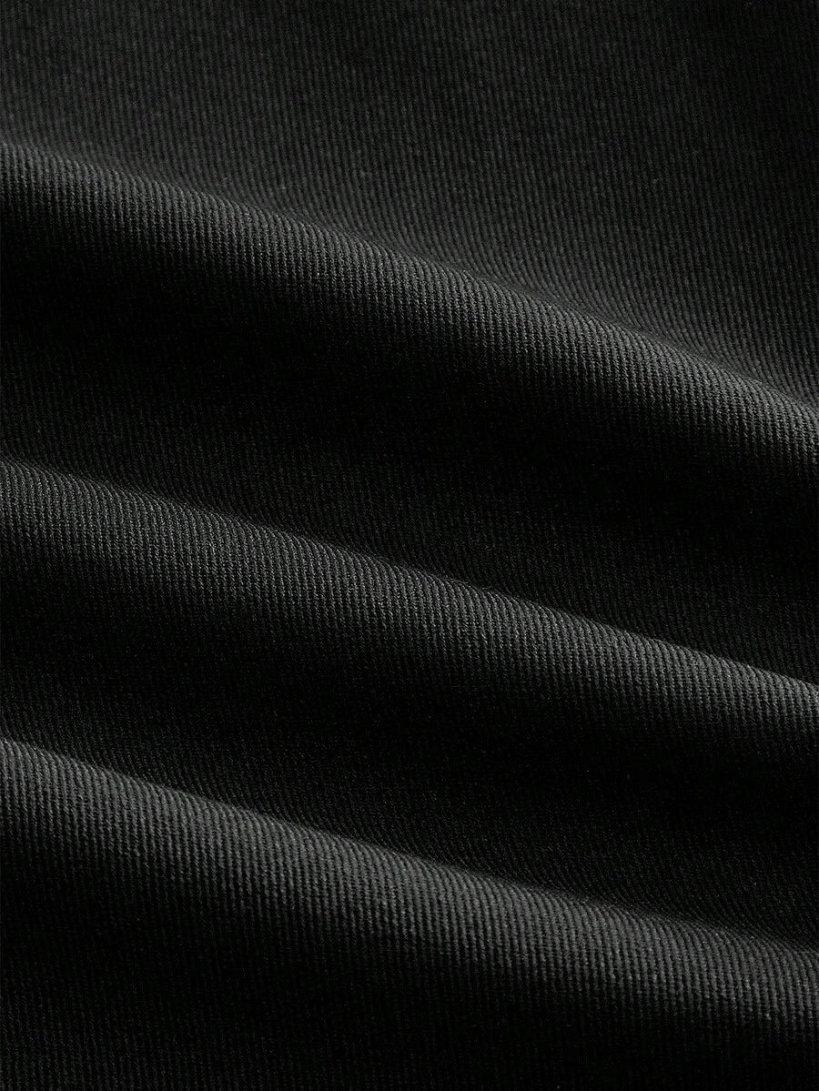 Pantalones de cintura alta y pierna ancha para hombre con frente plisado