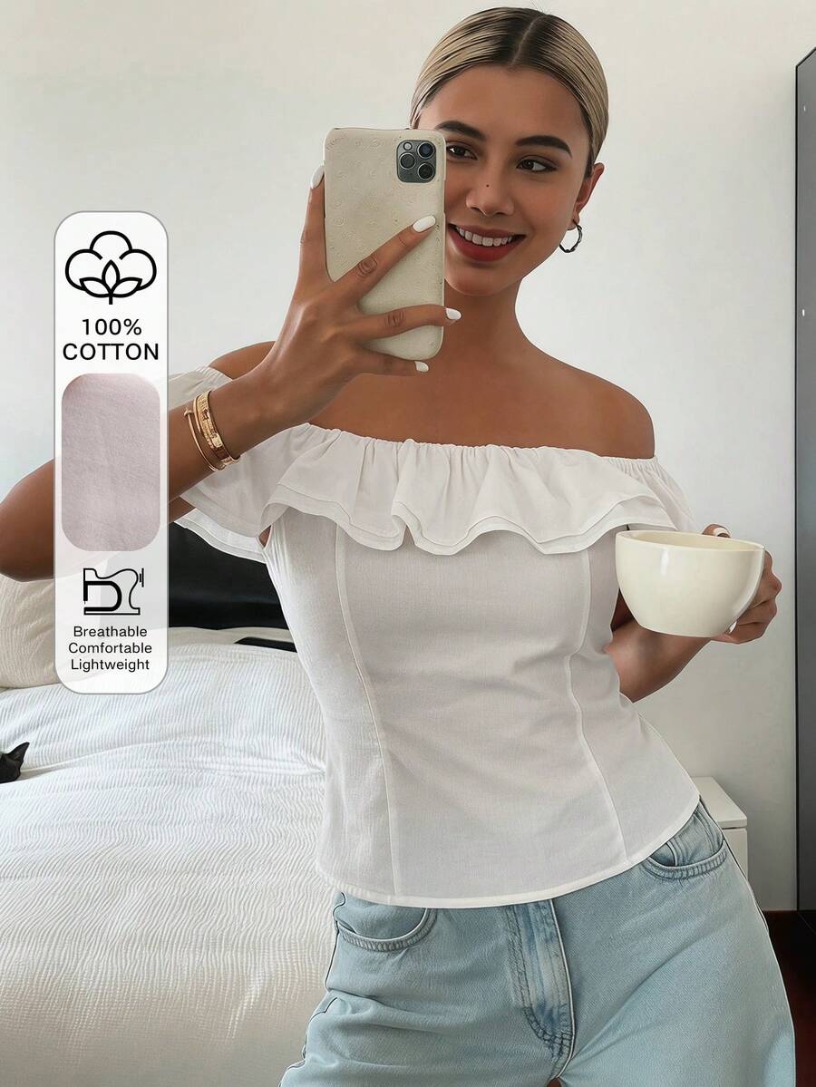 Top tubo casual de verano con estampado floral