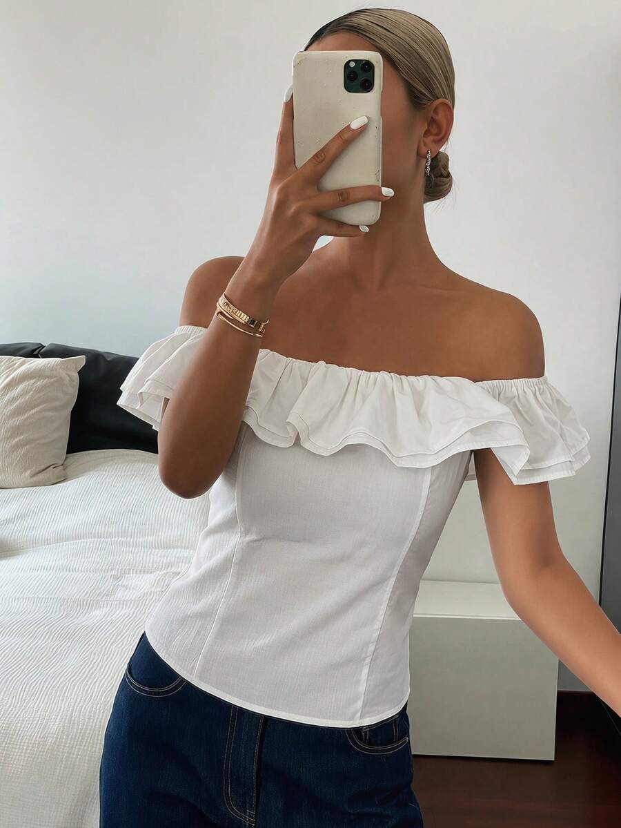 Top tubo casual de verano con estampado floral