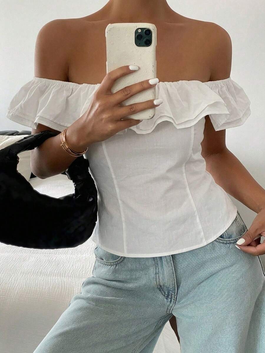Top tubo casual de verano con estampado floral