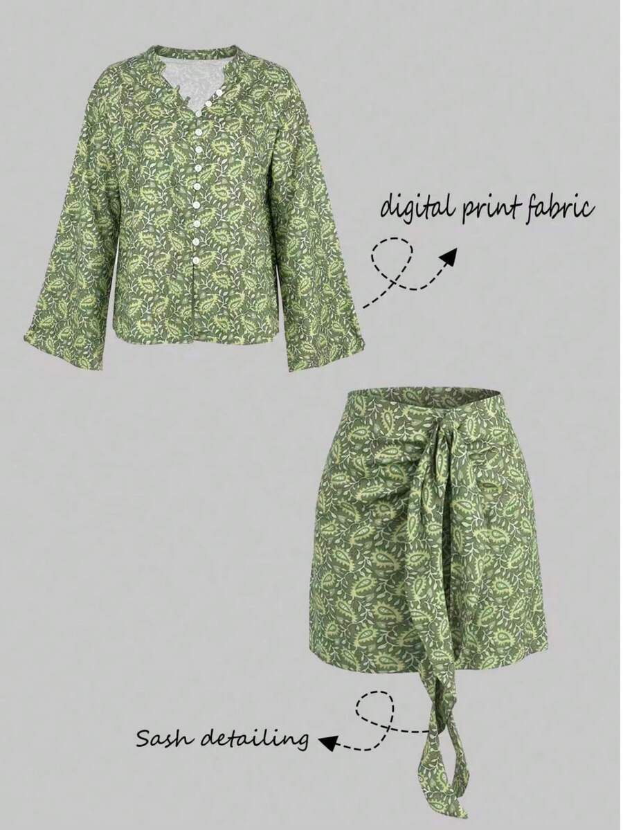 Conjunto de 2 piezas estilo bohemio elegante