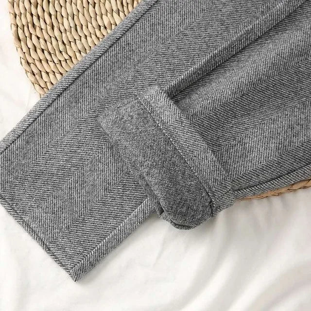 Pantalones de Lana para Mujer, Estilo Harem