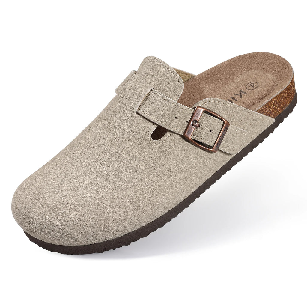 Zapatillas de gamuza a la moda para mujer